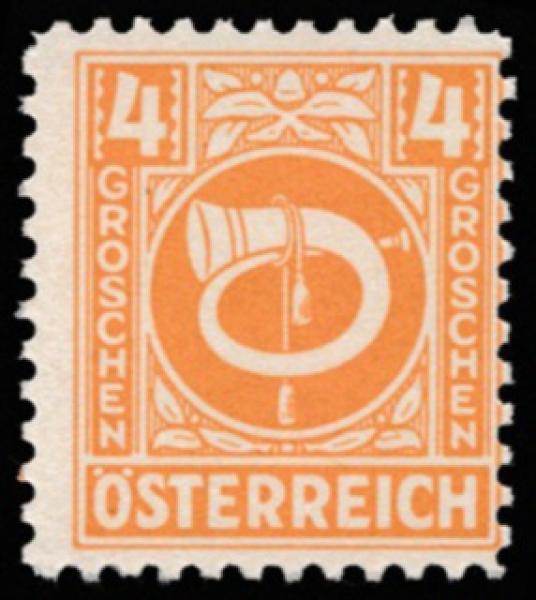 ANK 0697-0713 Posthorn 1945 complete set